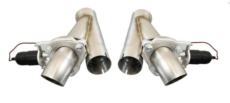 Doug's Headers - Patriot 2.5" Electronic Cutouts. Dual System W/Remote