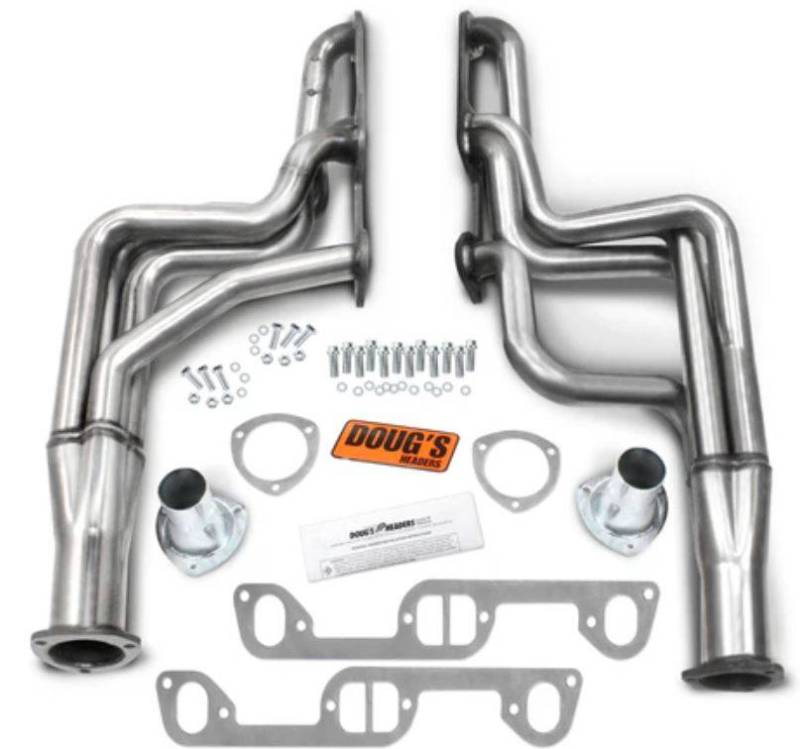 Doug's Headers - Pontiac Stainless Steel 1968-1972 GTO D-Port Headers. 1 3/4" 4-Tube