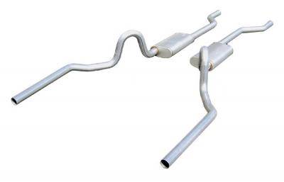 Pypes Exhaust - 1964-1972 GM A-Body 2.5 or 3.0" Inch Crossmember Back Exhaust System NO X-Pipe 409 Stainless