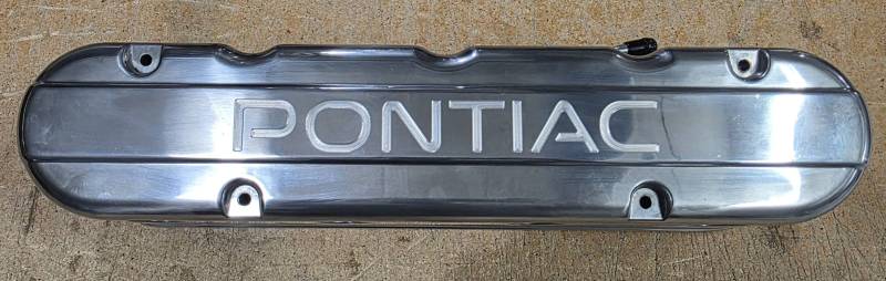 Butler Performance - Polished Aluminum Valve Covers/Coil Covers Late Model Pontiac/LS, Choose Your Logo (Set)