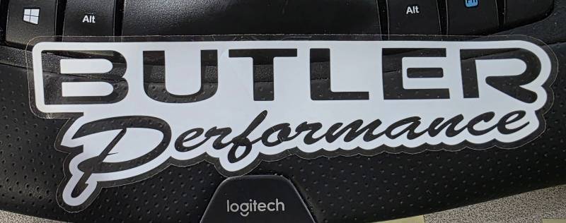 Butler Performance - Butler Performance New 2024 Decal, Black or White