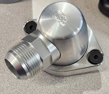 Butler Performance - Pontiac 20 AN Hose Connect Swivel  Thermostat Housing