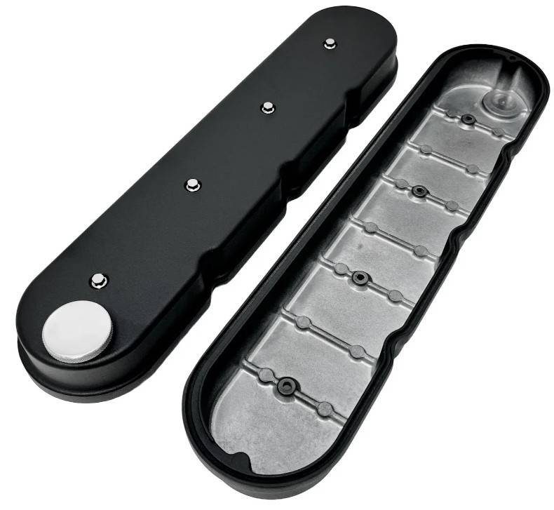 Butler Performance - Butler Performance C-Series CNC Engraved Late Model Pontiac/LS Aluminum Valve Covers, Choose Your Logo (Set)