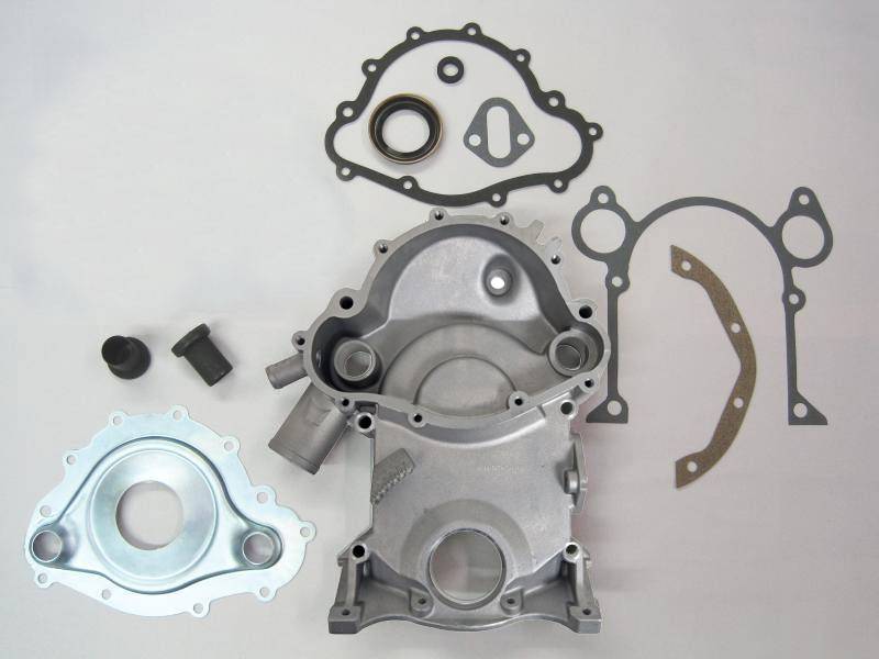Butler Performance - Butler Performance 1969 and up 11-Bolt Replacement Timing Cover Kit w/11 Bolt Water Pump