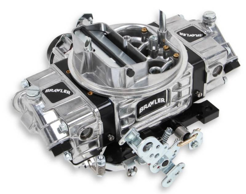 Holley - Holley BRAWLER 850 CFM MECH SEC STREET 850 CFM - 4150 - Mechanical Secondaries - Shiny - Gasoline