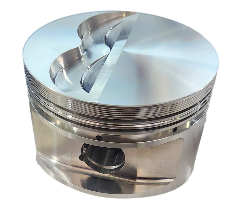 Ross Racing Pistons - Butler Ross Quick Ship -8cc Flat Top Forged Pistons, 4.250" Str., 4.122 Bore, Set/8