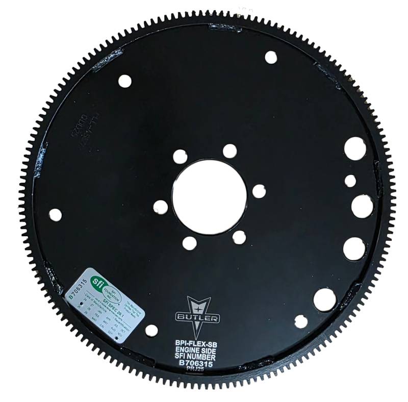 Butler Performance - BP Series SFI Approved Flexplate, Black, 2.75" center-  Externally (Stock) Balanced