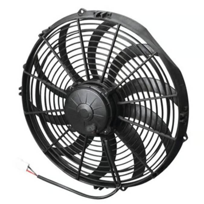 Spal Automotive Cooling - Spal 14.00" Electric Fan Puller Style High Performance 1864CFM 10-blade curved style blade
