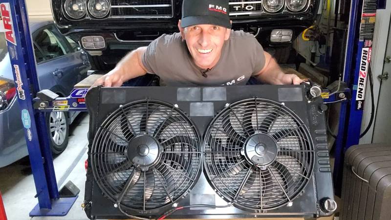 Butler Performance - 1968 to 1977 Pontiac A-Body dual 14 inch Fan Shroud Kit for ColdCase GMA42