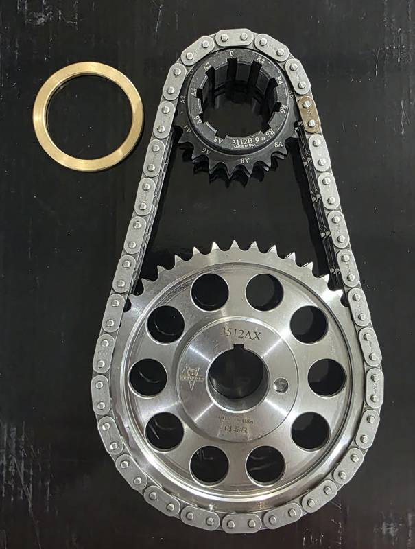 Butler Performance - Butler Pro Billet Pontiac Timing Set Billet Gears 9 Keyway Crank Sprocket .005 Short Length