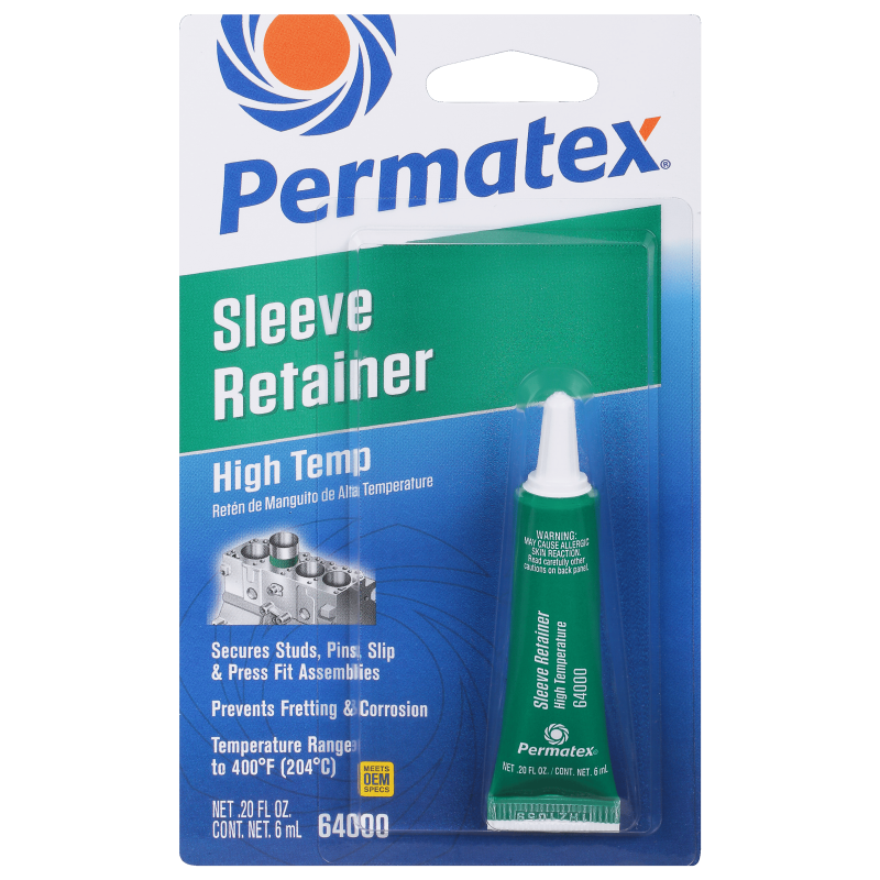 Permatex - Permatex Thread Locker, High Temperature Sleeve Retainer, 6 ml Tube, Each