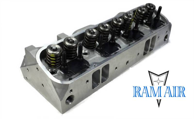 Butler Performance - Butler Performance "Ram Air Port" CNC Machined Aluminum Pontiac 87cc Cylinder Heads, (Pair)