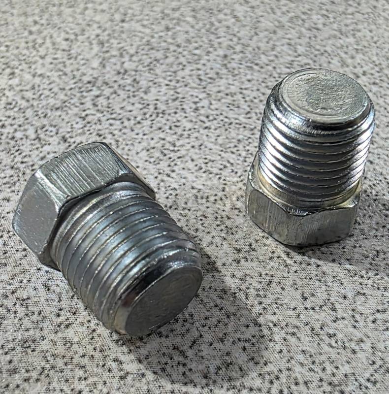 Butler Performance - 1/8" Steel Block Drain Plug (std size for Pontiac blocks), 7/16 Hex Head, Each