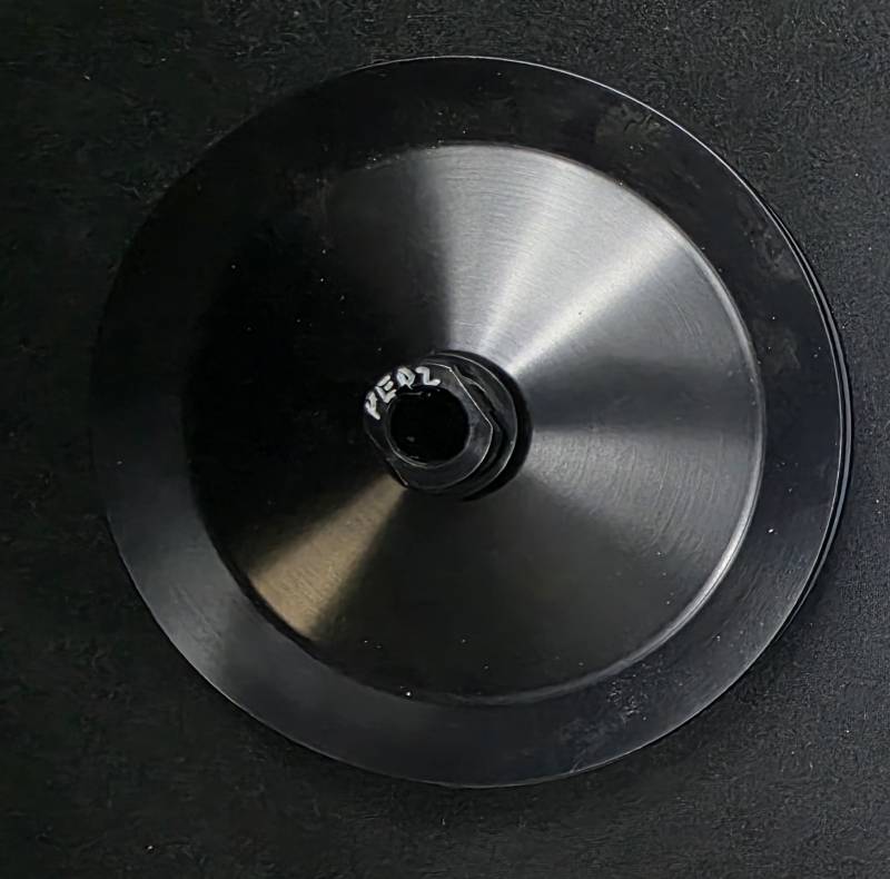 Ram Air Restorations - Pontiac Power Steering Pulley-1970 FB,T/A-Black Anodized Black