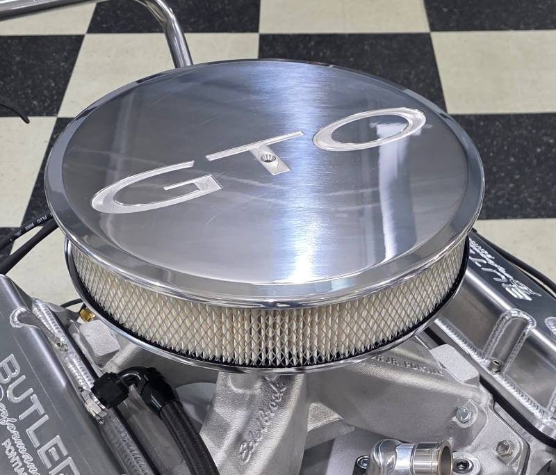 Billet Specialties - Billet Specialties Billet Aluminum Air Cleaner Assembly, GTO LOGO High Polish Finish