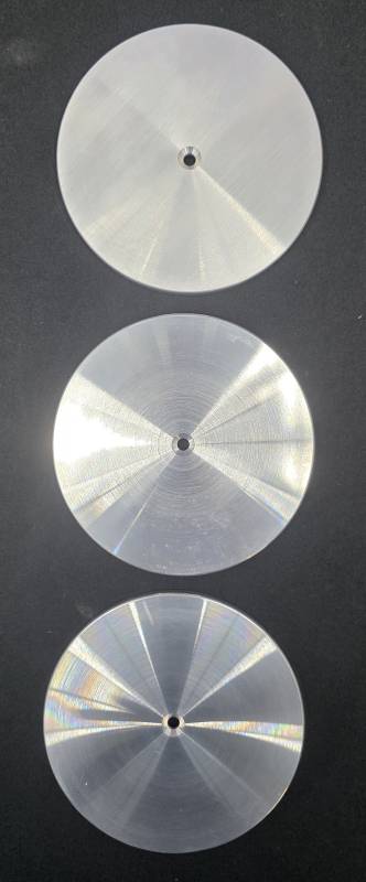 Ames Performance - Tri-Power EFI Air Cleaner Lid Kit, Billet, Set of 3