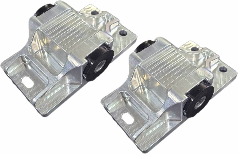 Butler Performance - Butler 75-81 F-body (Firebird/TA) Billet CNC Polyurethane Performance Engine Frame Mount, Set/2