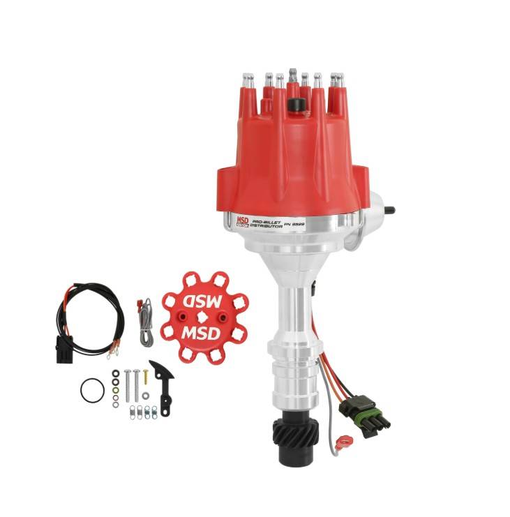 MSD Performance - MSD Olds 403 (except SD) Ready To Run Street Pro Billet Dist w/ Built In Rev Limiter MSD-8529