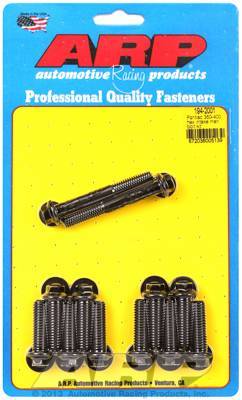 ARP - ARP Pontiac Hex Head Intake Manifold Bolt Kit- Black Oxide ARP-194-2001