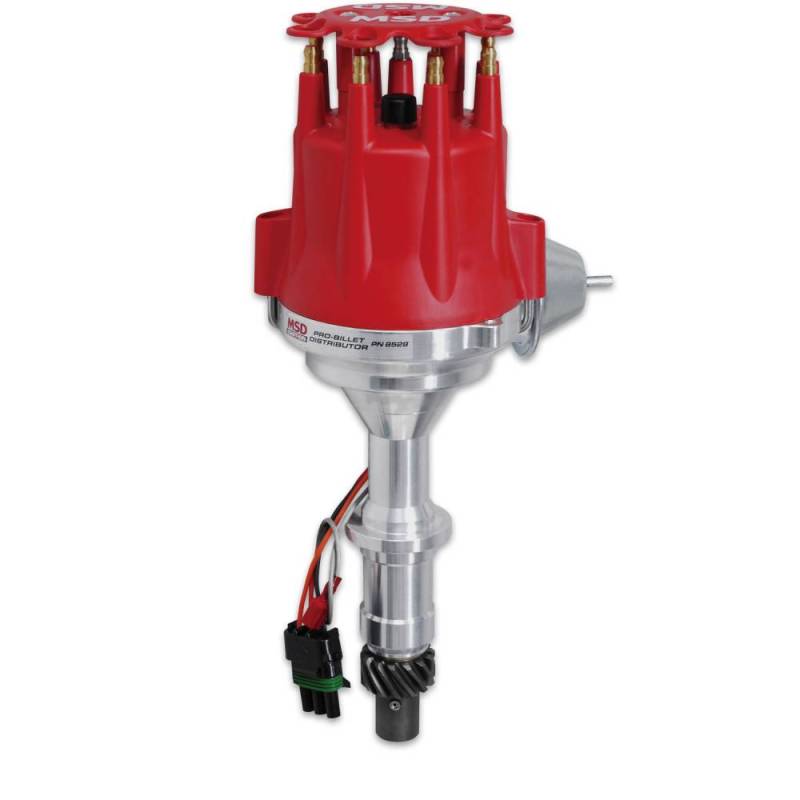 MSD Performance - MSD Pontiac 301-455 (except SD) Ready To Run Street Pro Billet Dist w/ Built In Rev Limiter MSD-8528