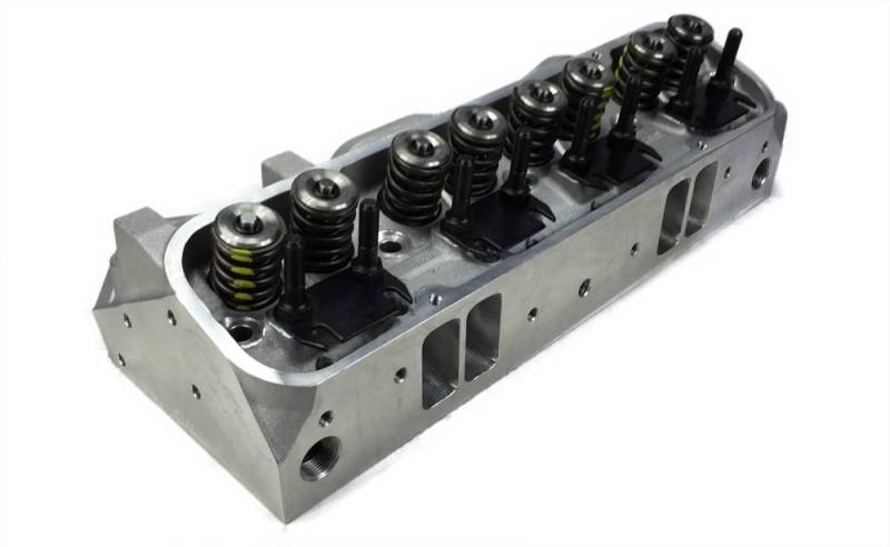 Butler Performance - Butler Performance Edelbrock Round Port Hand Ported Aluminum Pontiac 87cc 300+CFM Cylinder Heads, (Pair) BPI-87cc-EDL-RdPort-300