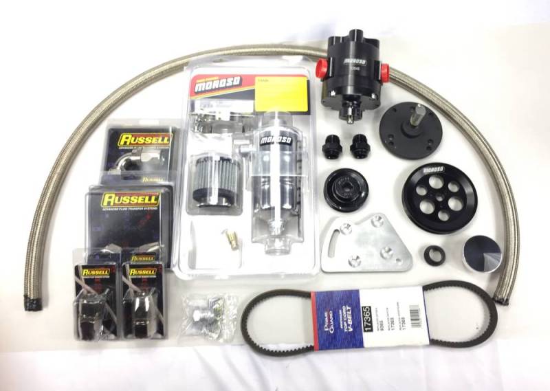 Butler Performance - Butler Performance Complete Moroso Evac Pump Kit, 4 Vane Pump BPI-EVAC-MOR4V