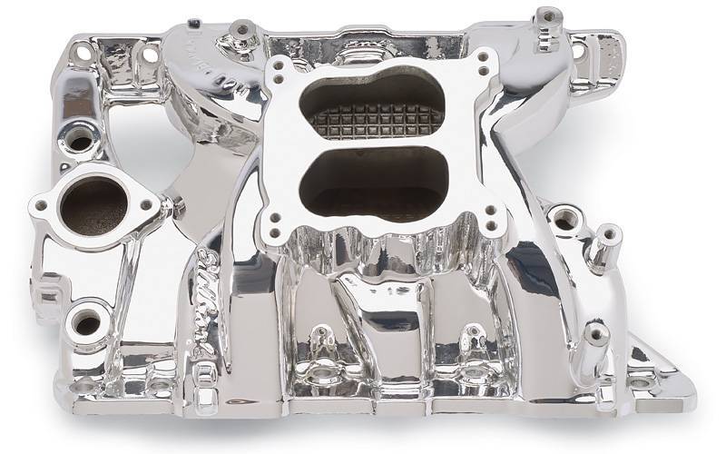Edelbrock - Edelbrock Performer RPM Pontiac Intake Manifold, EnduraShine EDL-71564