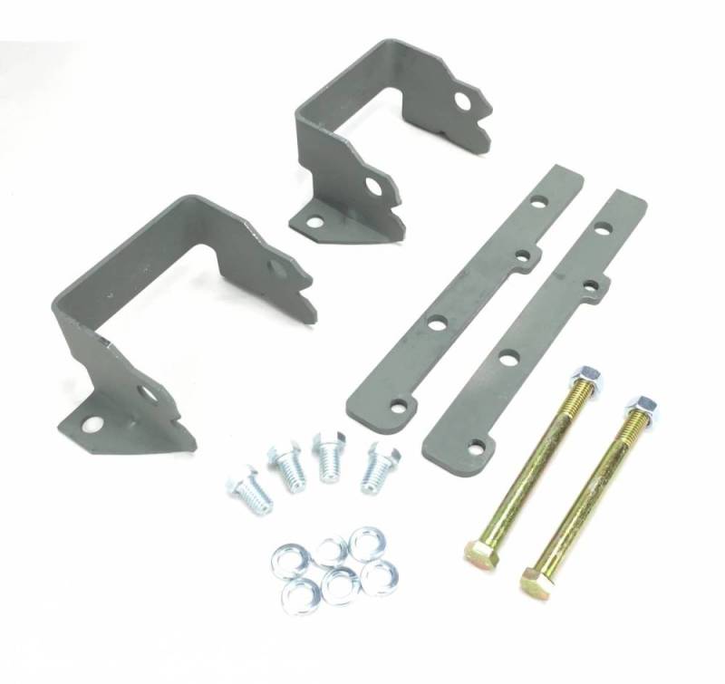 Warpath Restoration - Warpath Pontiac Engine Adapter Kit, 1965-69 Block 2- Bolt Motor Mounts to 1975-81 FB, Set WRP-MM1