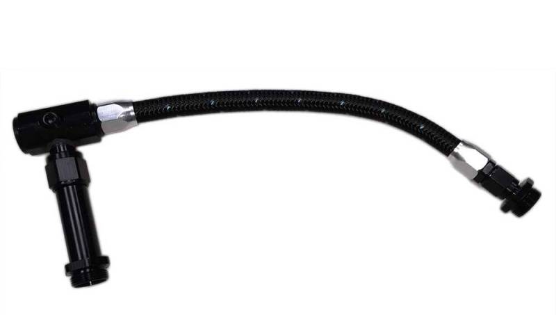 Russell - Russell Dual Inlet Carburetor Fuel Line Kit w/o Guage, 4150, Black, RUS-641093