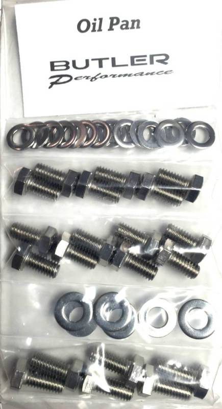Butler Performance - Butler Performance Oil Pan Bolt Kit, 40pc