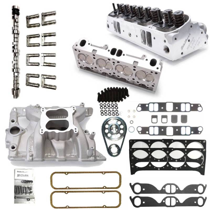 Butler Performance - Butler Edelbrock D-Port, 72cc Hyd. Roller. Top End Package