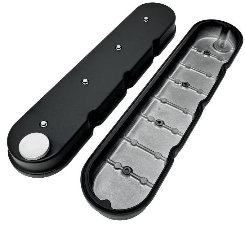 Butler Performance - Butler Performance C-Series CNC Engraved Late Model Pontiac/LS Aluminum Valve Covers, Choose Your Logo (Set)
