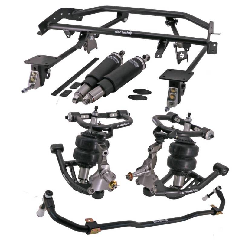 RideTech - Ridetech Air Ride Suspension System for 1967-1969 Firebird 1st Gen F-Body, HQ Adjustable Shock