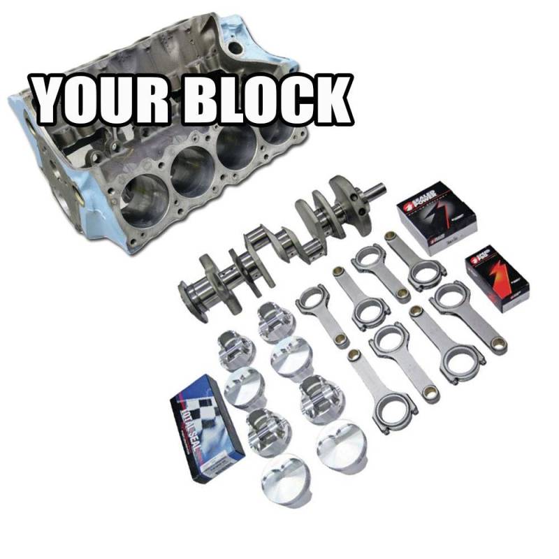 Butler Performance - Butler Performance Custom Short Block Kit, Customer Core, 389 Block, 395-400 ci, 3.750" Str (Unassembled)