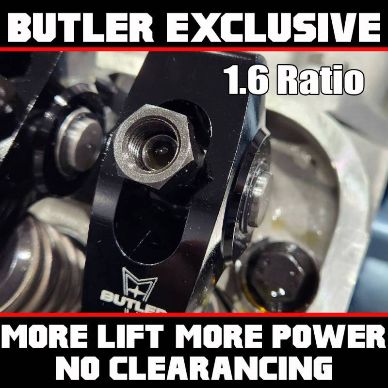 Scorpion - Butler Exclusive Tru-Ratio Endurance Series 1.6 Roller Rocker Arm Set/16
