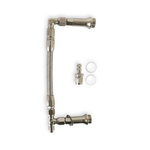 Holley - Holley Dual Inlet Carburetor Fuel Line Kit, 4150,  Endura