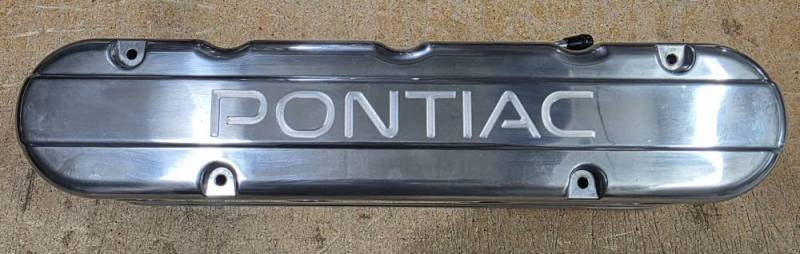 Butler Performance - Aluminum Valve Covers/Coil Covers Late Model Pontiac/LS, Polished, Choose Your Logo (Set)