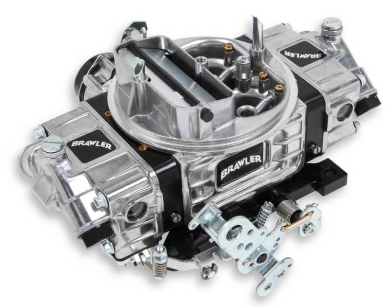 Holley - Holley BRAWLER 750 CFM MECH SEC STREET 750 CFM - 4150 - Mechanical Secondaries - Shiny - Gasoline