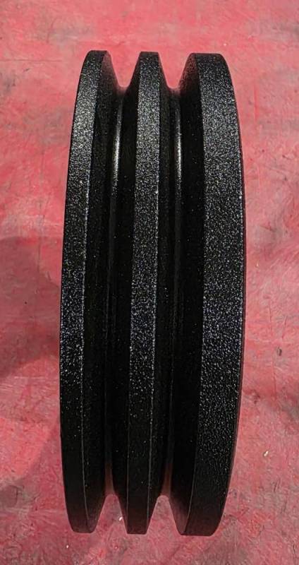 Butler Performance - Pontiac 2-Groove 1968-70 Crank Pulley-Black Powder Coated