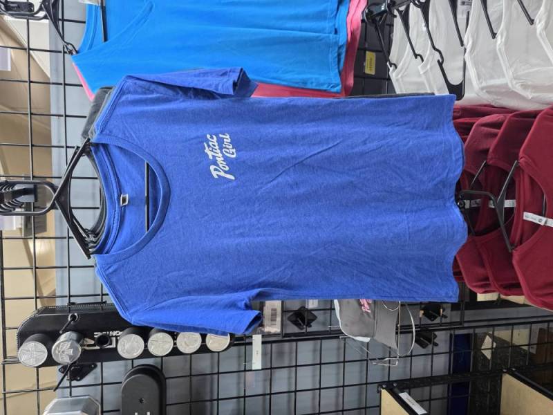 Pontiac Girl - Pontiac Girl Crew Neck T-Shirt, Royal Blue