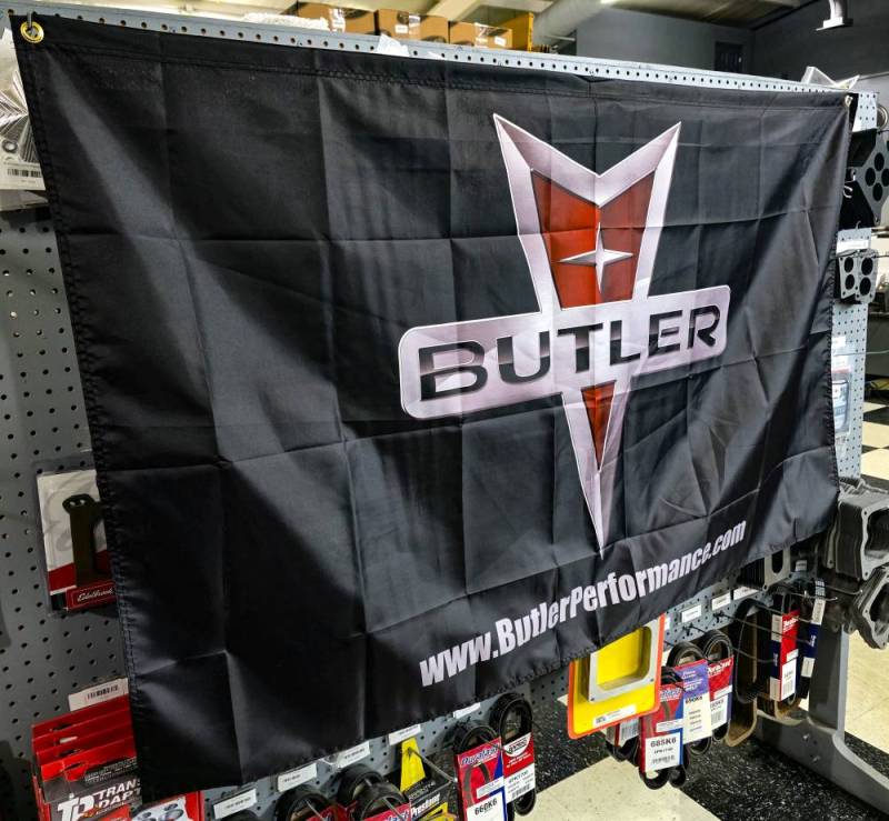 Butler Performance - Butler Performance Logo Shop Flag, 3'x5'