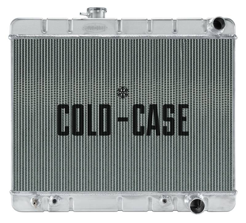 Cold Case - Cold Case 65-67 Pontiac Grand Prix Aluminum Radiator, Fits cars equipped with factory AC radiatorsupports only, (AT) CCR-GMP22A