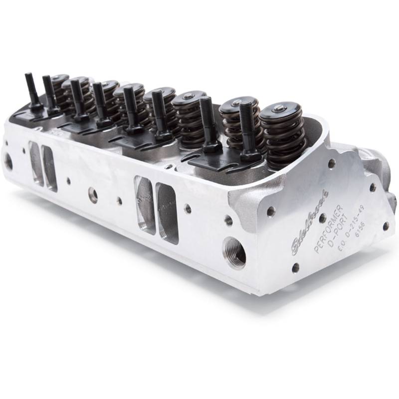 Butler Performance - Butler Built D-Port Aluminum Cylinder Heads w/ Edelbrock Castings, Made in the USA Set/2