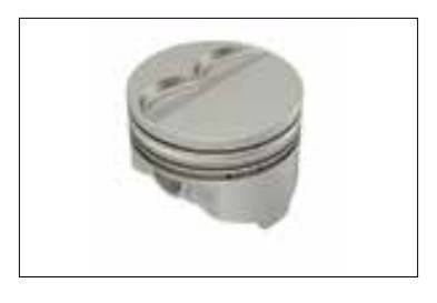 Keith Black - Keith Black Hypereutectic Pistons, Pontiac 400, Flat (-6cc), .040" Over (Set/8) UEM-KB133-040