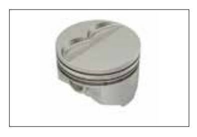Keith Black - Keith Black Hypereutectic Pistons, Pontiac 455, Flat (-6cc), .030" Over (Set/8) UEM-KB222-030