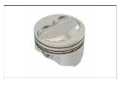 Keith Black - Keith Black Hypereutectic Pistons, Pontiac 455, Dome (0cc), .030" Over (Set/8) UEM-KB347-030