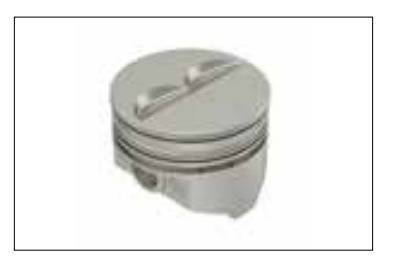 Keith Black - Keith Black Hypereutectic Pistons, Pontiac 389, Flat (5cc), .060" Over (Set/8) UEM-KB370-060