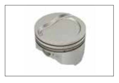 Keith Black - Keith Black Hypereutectic Pistons, Pontiac 455, Dish (5cc), .060" Over (Set/8) UEM-KB371-060