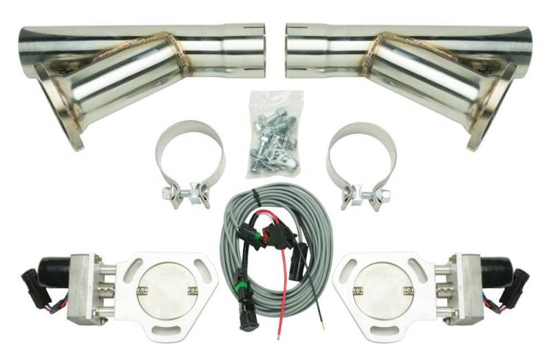 Pypes Exhaust - Pypes DUAL ELECTRIC CUTOUT KIT (PYP-HVE10K)