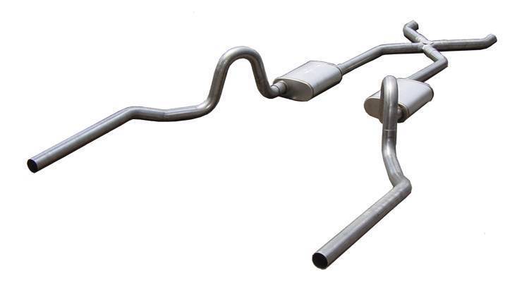 Pypes Exhaust - Pypes 64-72 2.5" w/ X w/VL T304 (PYP-SGA10SSV)